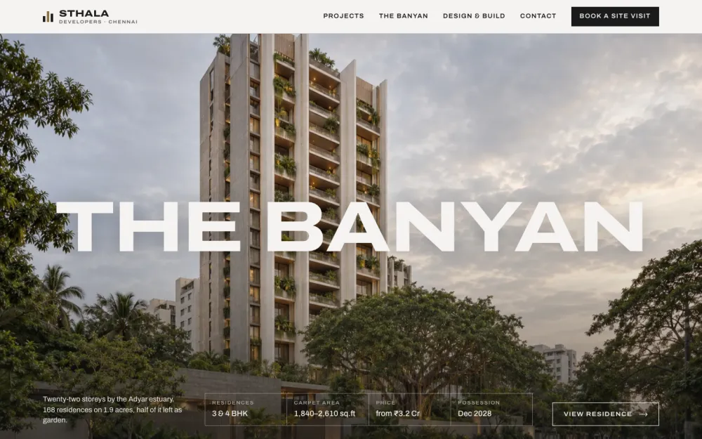Sthala Developers homepage