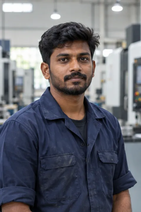 S. Gokul, 5-axis machinist