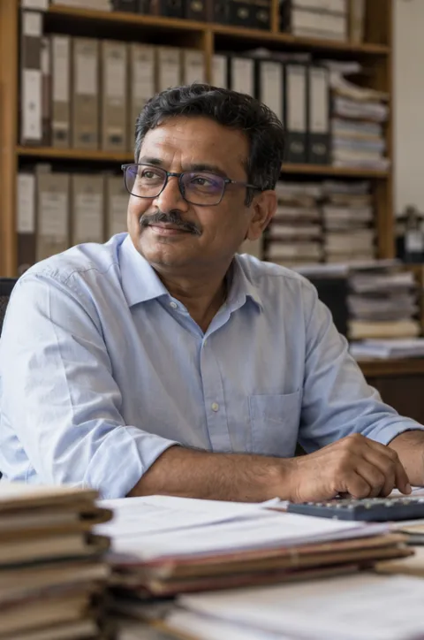 CA R. Venkatesan among case files in his Chennai office